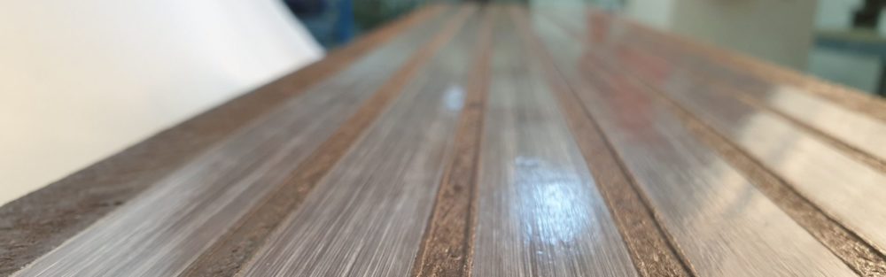 Section of a plastic fibre-reinforced profile from Hahn Kunststoffe GmbH.